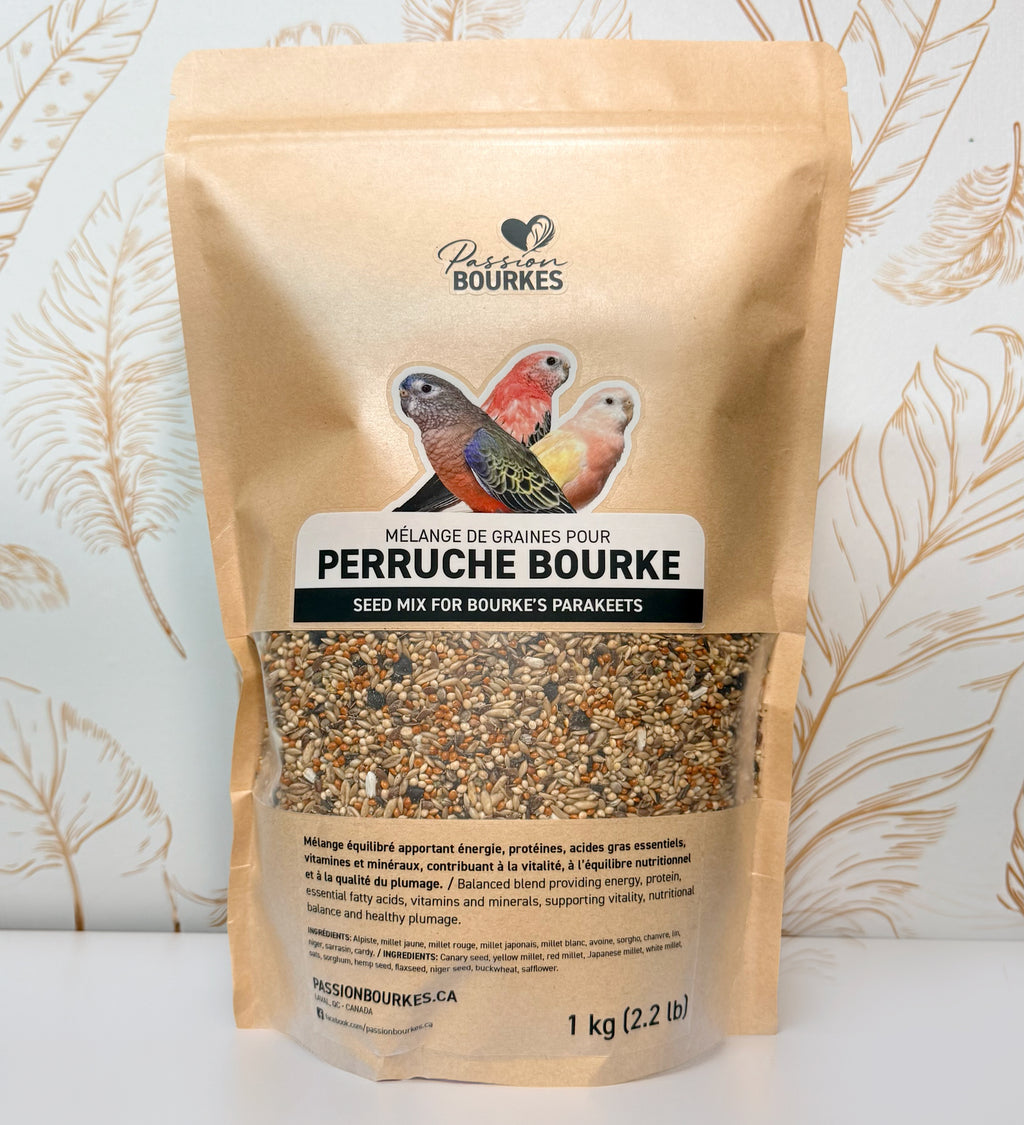 Mélange de graines pour perruches Bourke — 1 kg